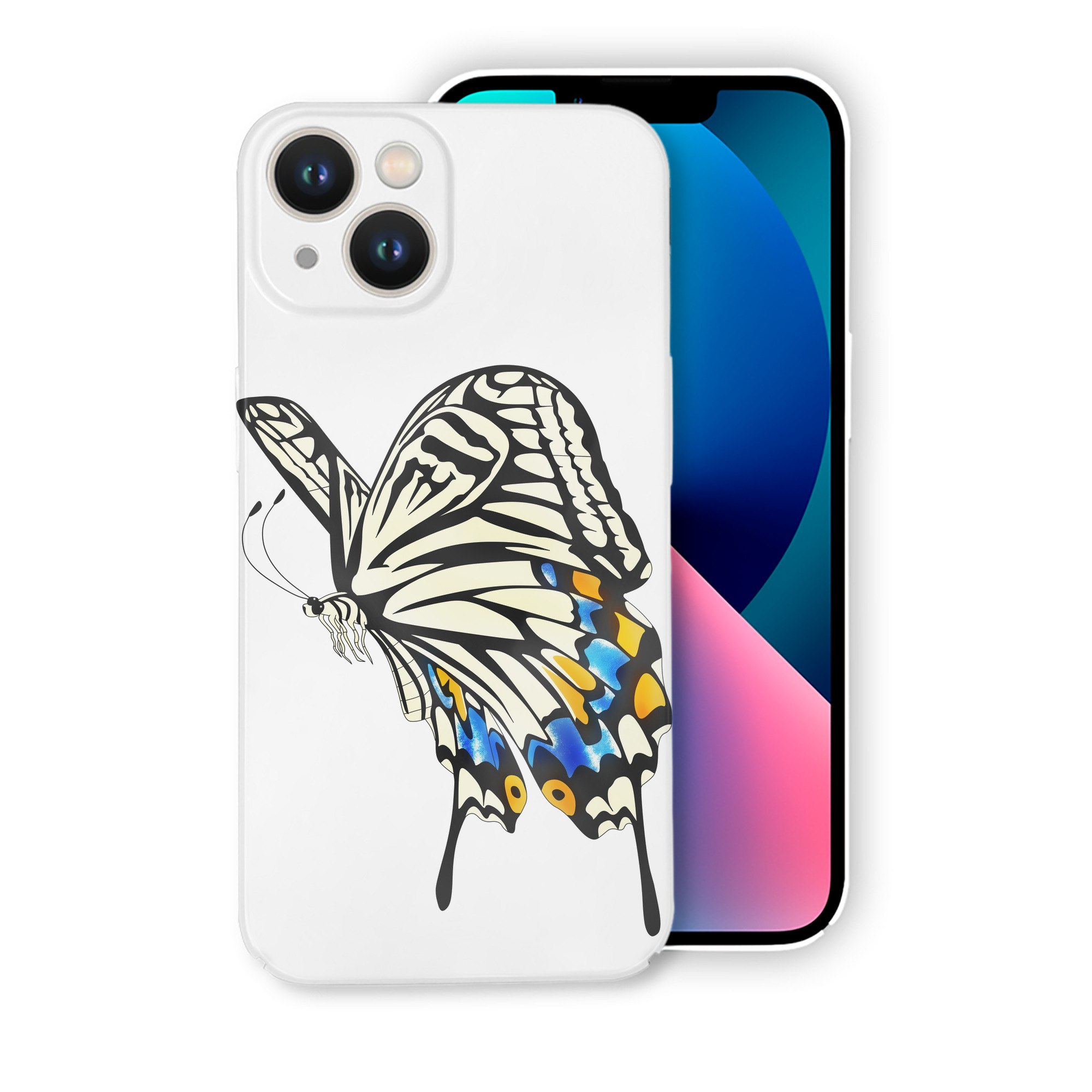 （画像用） 鬼滅の刃（きめつのやいば）蟲柱-胡蝶 しのぶ／こちょう しのぶ Kochou Shinobu 【iPhone 14シリーズ対応】ハードケース