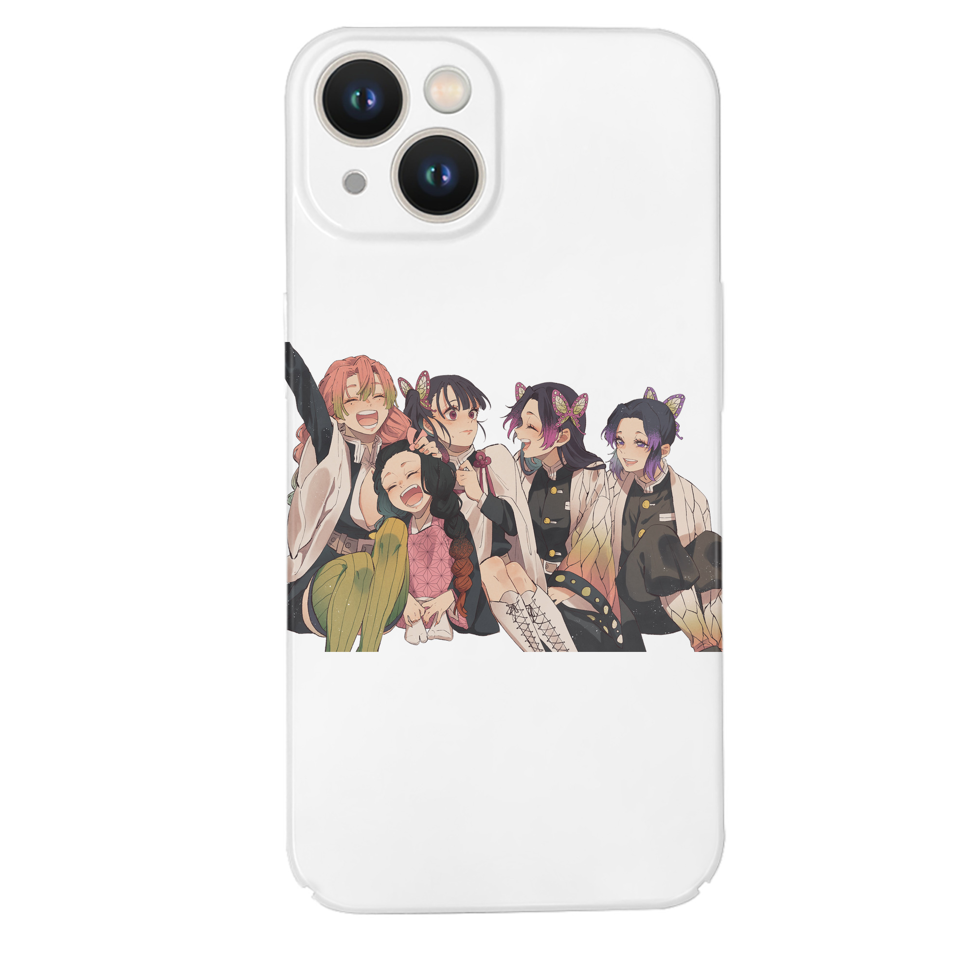 （画像用） 鬼滅の刃（きめつのやいば）蟲柱-胡蝶 しのぶ／こちょう しのぶ Kochou Shinobu 【iPhone 14シリーズ対応】ハードケース