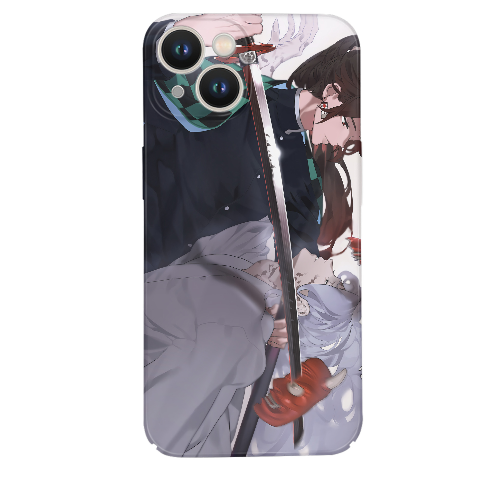 （画像用） 鬼滅の刃（きめつのやいば）竈門 炭治郎／かまど たんじろう Kamado Tanjirou 【iPhone 14シリーズ対応】ハードケース
