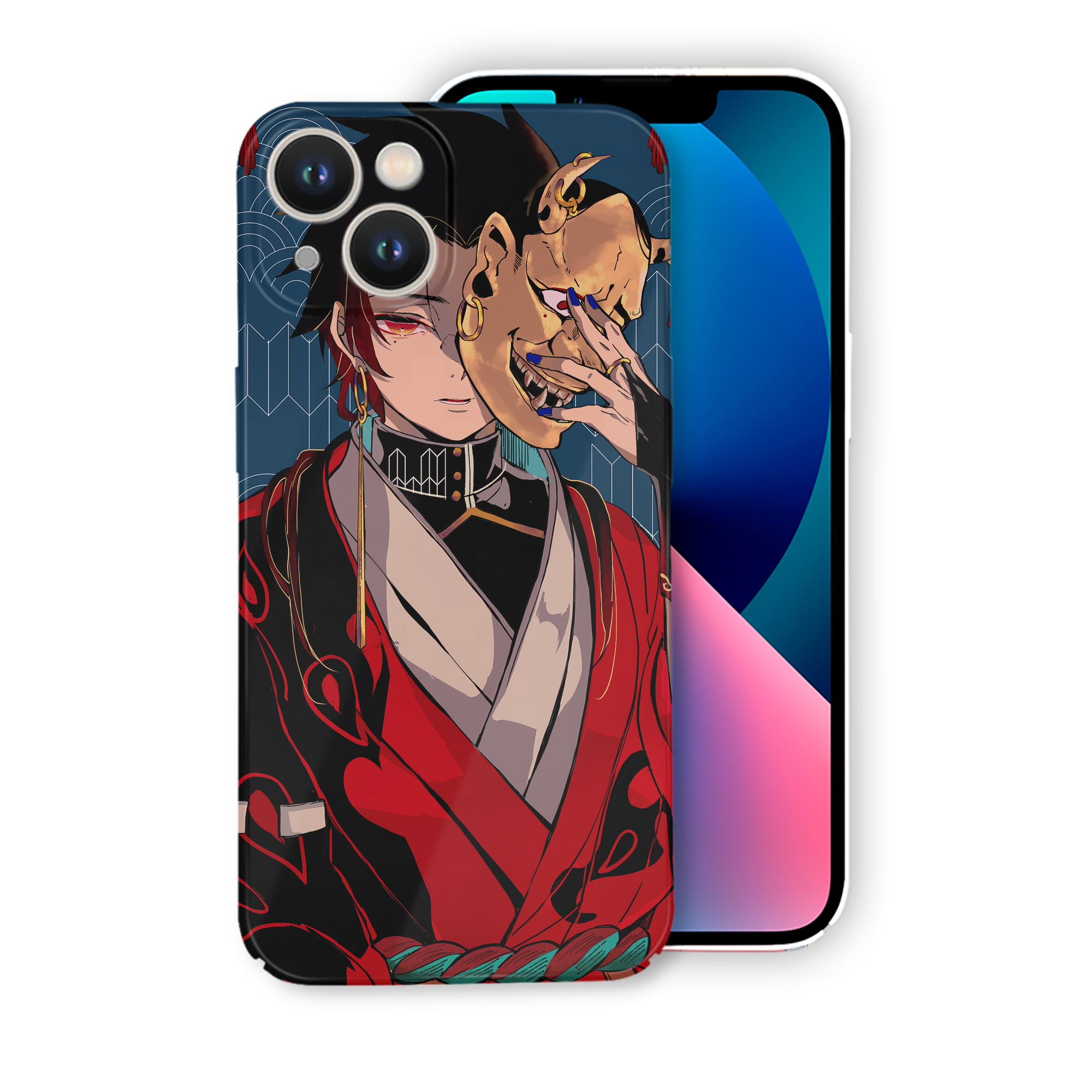 （画像用） 鬼滅の刃（きめつのやいば）竈門 炭治郎／かまど たんじろう Kamado Tanjirou 【iPhone 14シリーズ対応】ハードケース