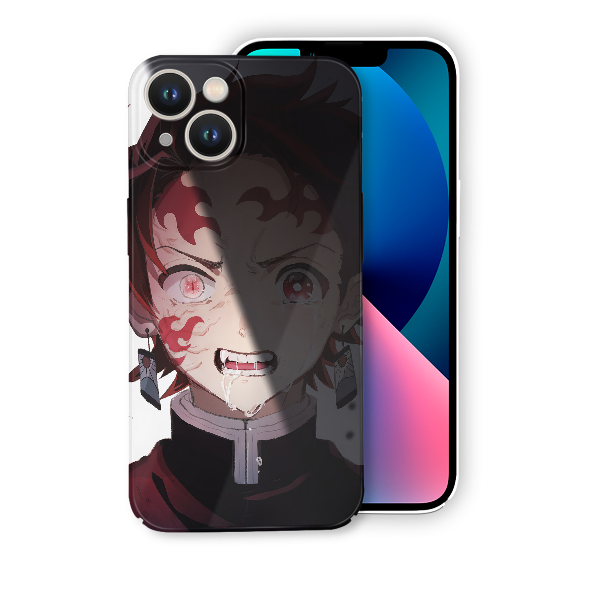 （画像用） 鬼滅の刃（きめつのやいば）竈門 炭治郎／かまど たんじろう Kamado Tanjirou 【iPhone 14シリーズ対応】ハードケース