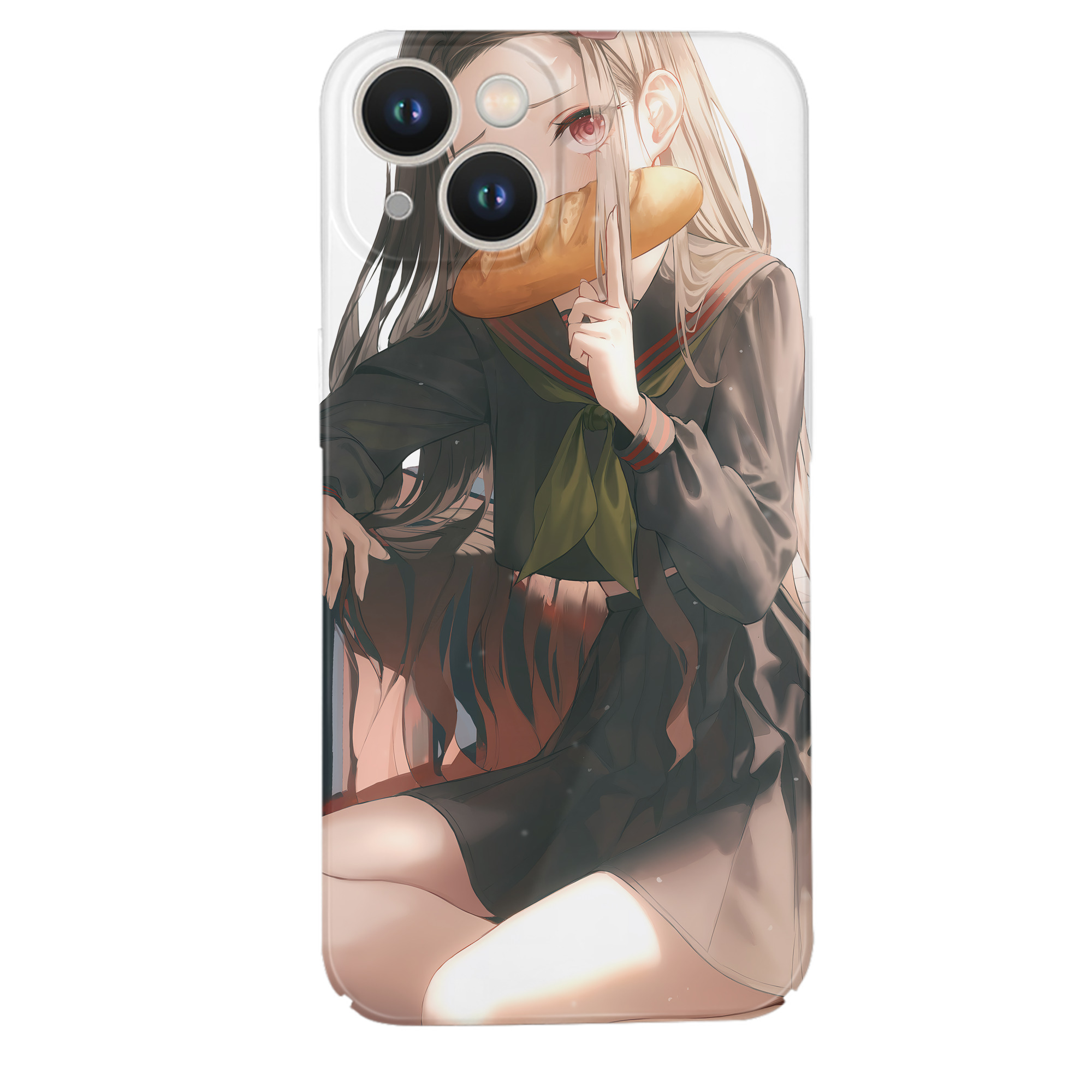 （画像用） 鬼滅の刃（きめつのやいば）竈門 禰󠄀豆子／かまど ねずこ Kamado Nezuko 【iPhone 14シリーズ対応】ハードケース