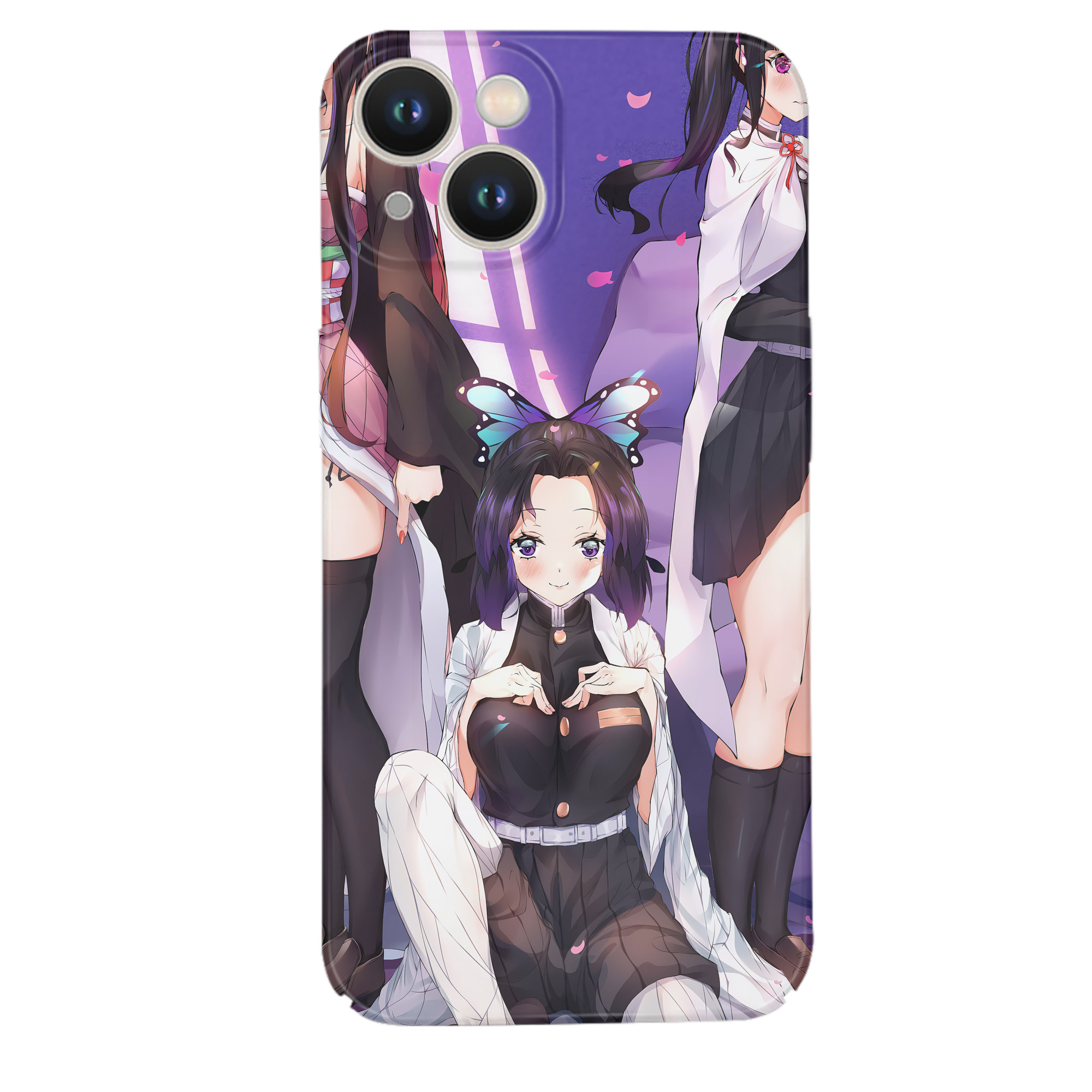 （画像用） 鬼滅の刃（きめつのやいば）竈門 禰󠄀豆子／かまど ねずこ Kamado Nezuko 【iPhone 14シリーズ対応】ハードケース