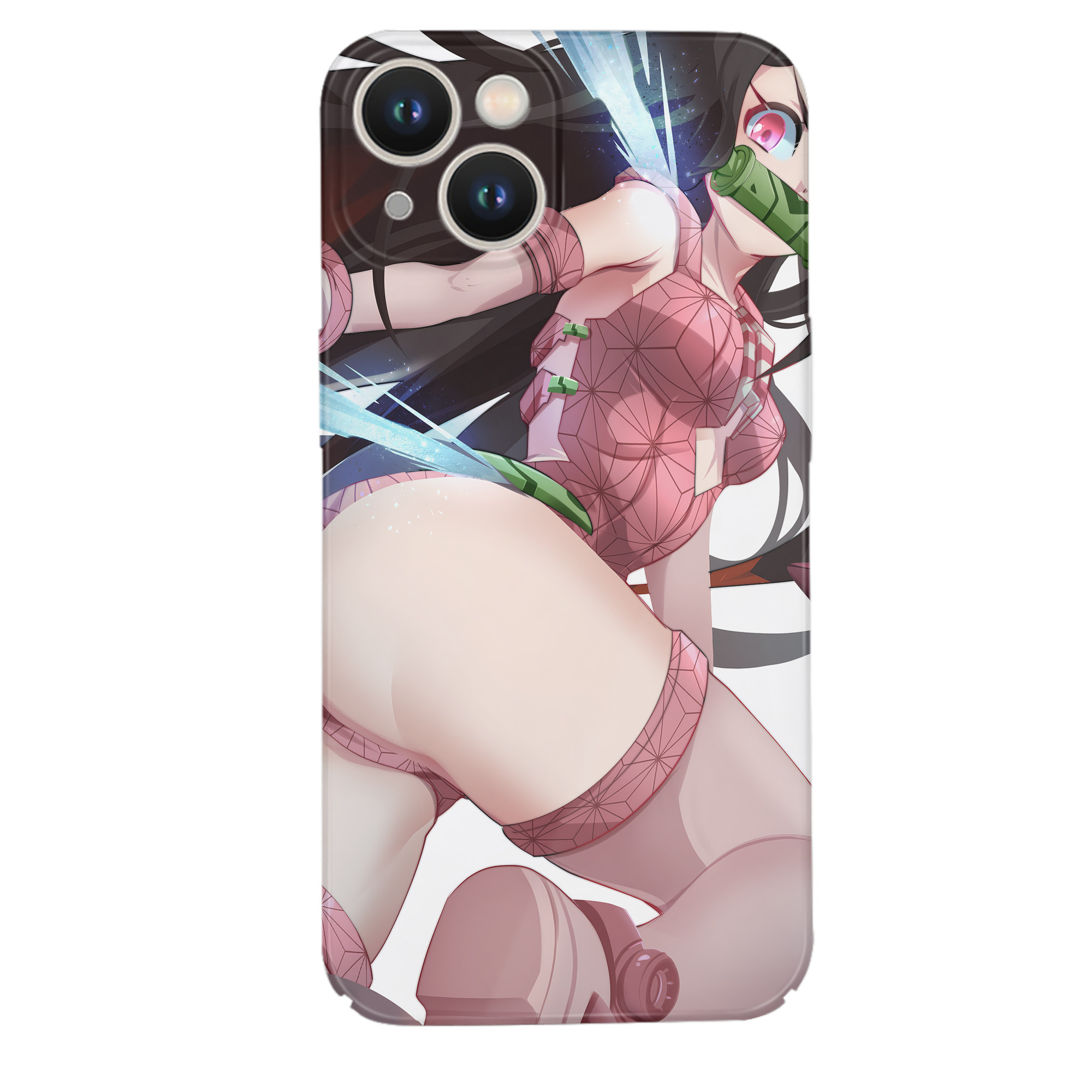 （画像用） 鬼滅の刃（きめつのやいば）竈門 禰󠄀豆子／かまど ねずこ Kamado Nezuko 【iPhone 14シリーズ対応】ハードケース