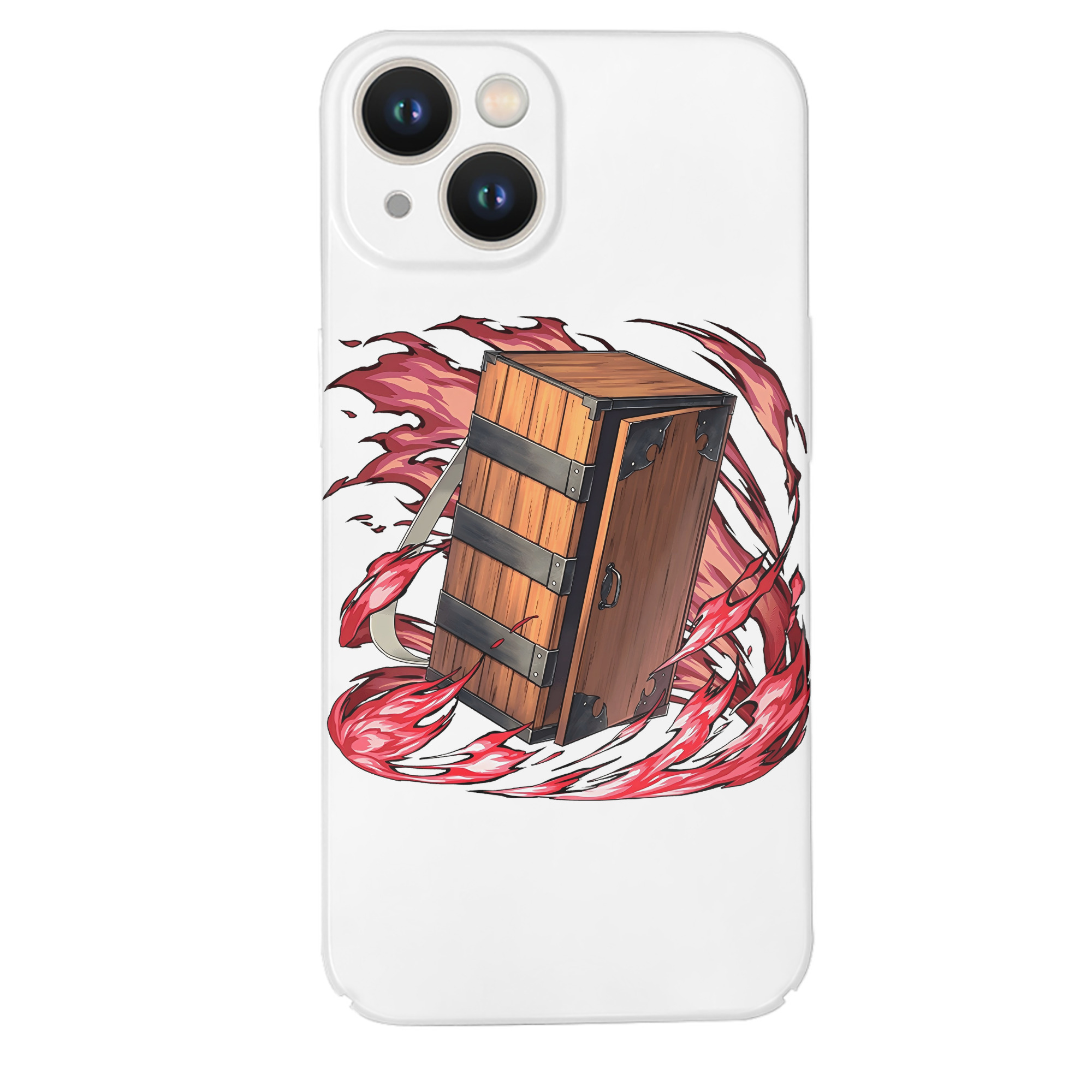 （画像用） 鬼滅の刃（きめつのやいば）竈門 禰󠄀豆子／かまど ねずこ Kamado Nezuko 【iPhone 14シリーズ対応】ハードケース