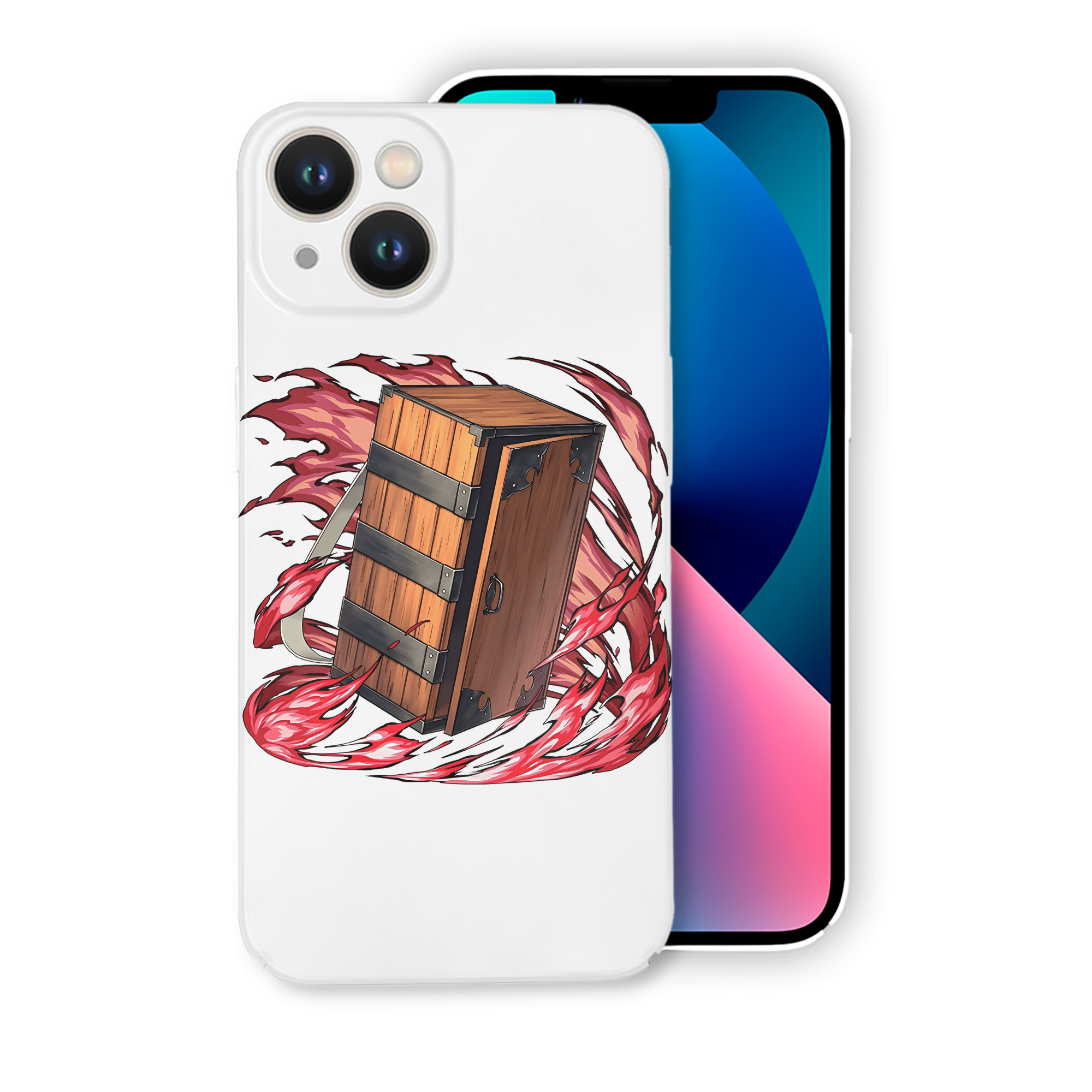 （画像用） 鬼滅の刃（きめつのやいば）竈門 禰󠄀豆子／かまど ねずこ Kamado Nezuko 【iPhone 14シリーズ対応】ハードケース
