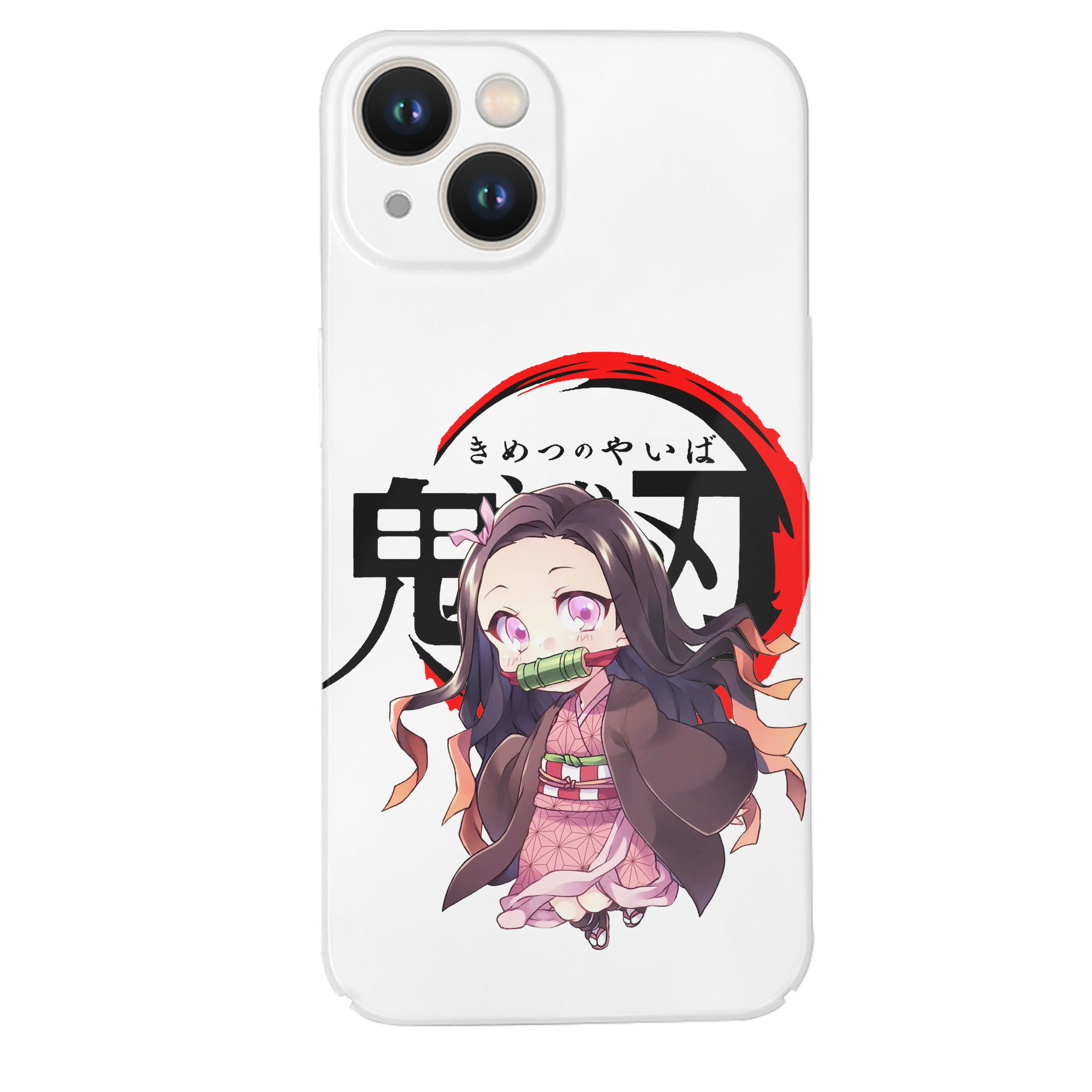 （画像用） 鬼滅の刃（きめつのやいば）竈門 禰󠄀豆子／かまど ねずこ Kamado Nezuko 【iPhone 14シリーズ対応】ハードケース