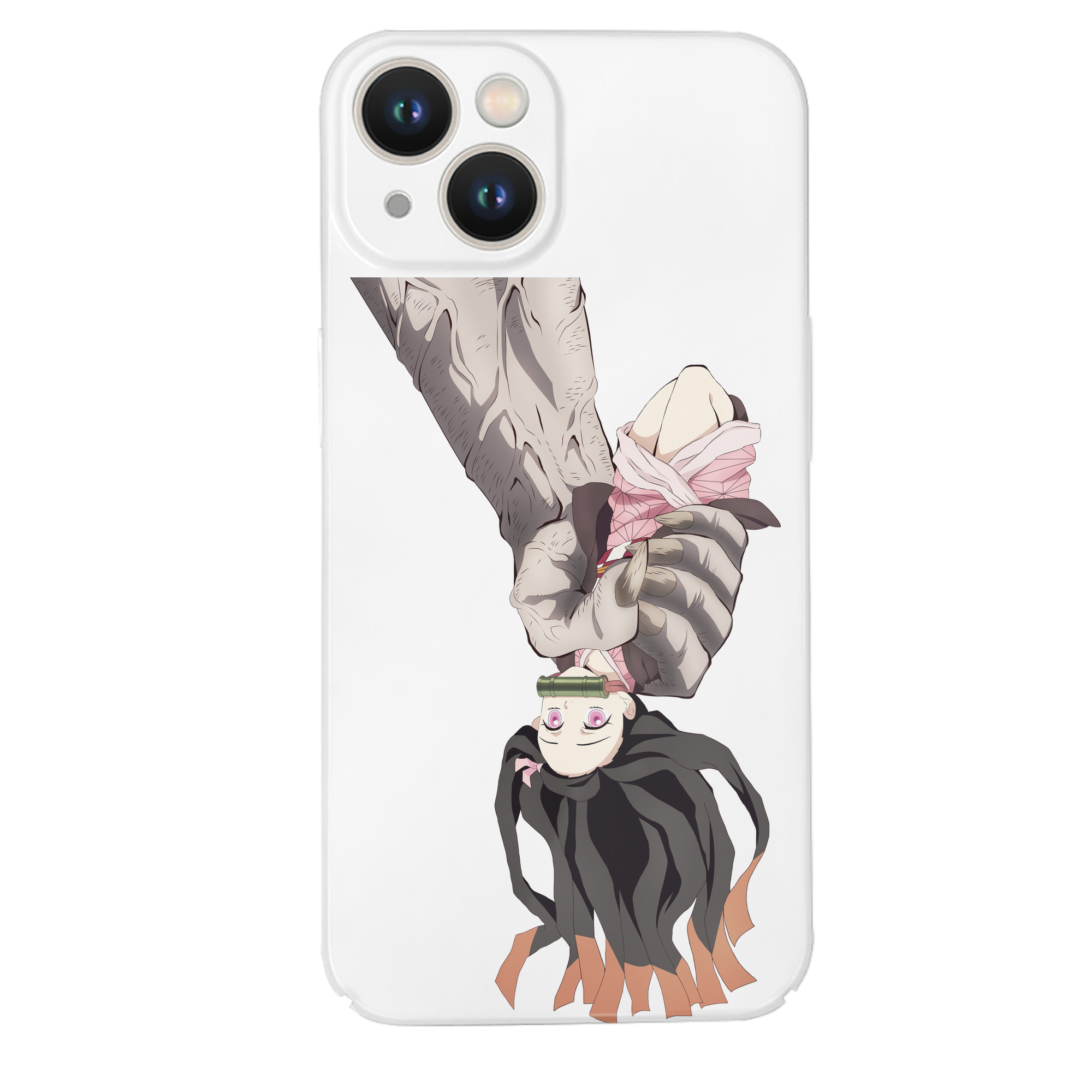 （画像用） 鬼滅の刃（きめつのやいば）竈門 禰󠄀豆子／かまど ねずこ Kamado Nezuko 【iPhone 14シリーズ対応】ハードケース