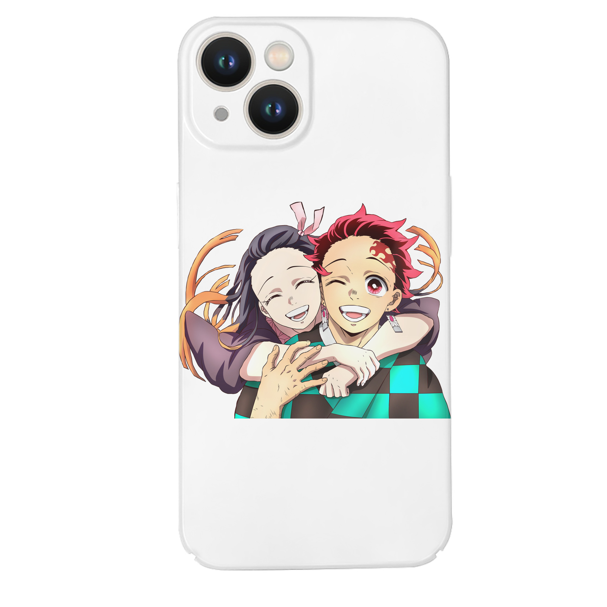 （画像用） 鬼滅の刃（きめつのやいば）竈門 禰󠄀豆子／かまど ねずこ Kamado Nezuko 【iPhone 14シリーズ対応】ハードケース