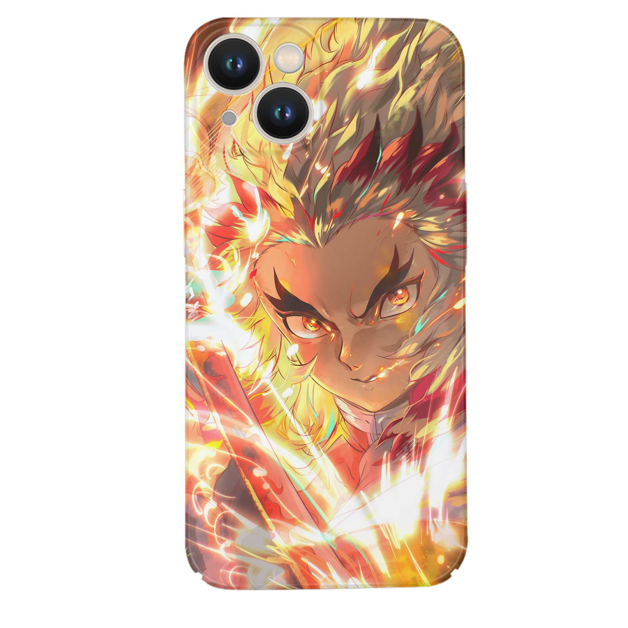 （画像用） 炎柱-煉󠄁獄 杏寿郎／れんごく きょうじゅろう Rengoku Kyoujurou 【iPhone 14シリーズ対応】ハードケース