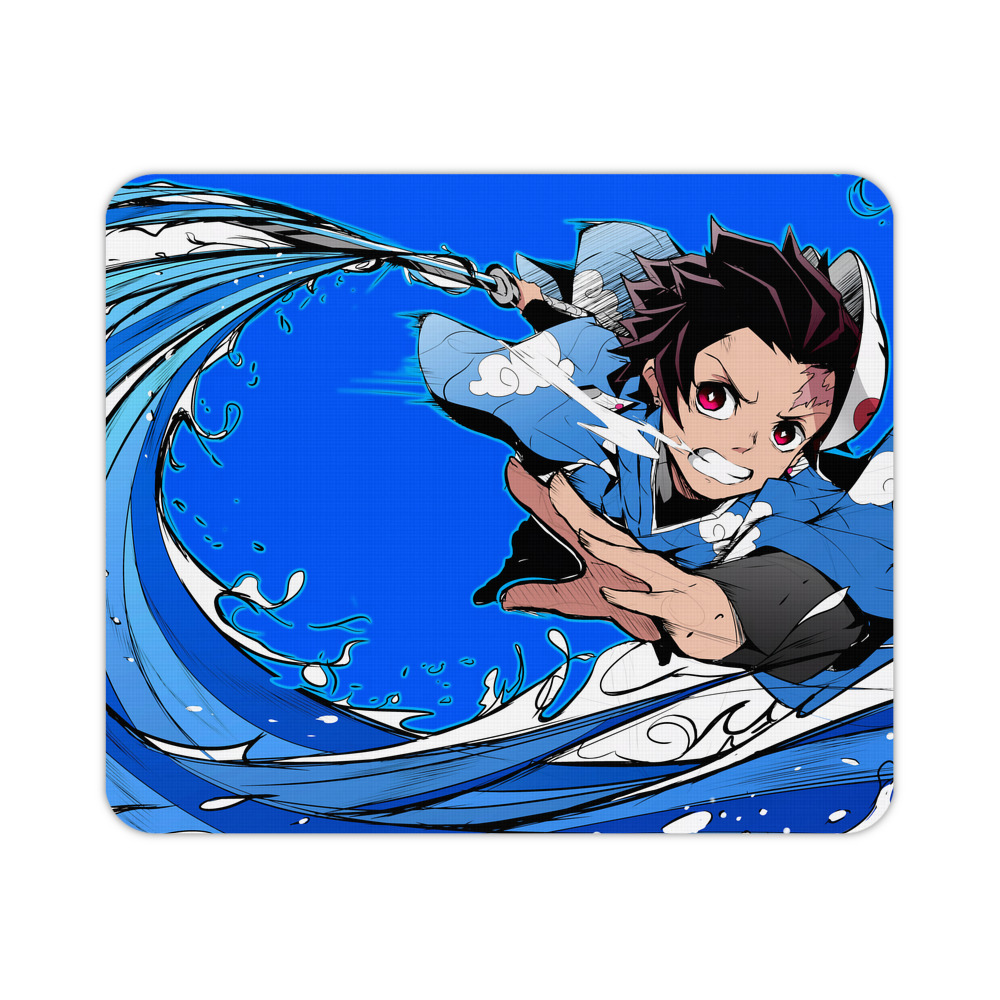 （画像用） 鬼滅の刃（きめつのやいば）竈門 炭治郎／かまど たんじろう Kamado Tanjirou マウスパッド ステッチ加工 ラバー素材 防水 滑り止め 超薄型 ゲーミング/オフィス対応