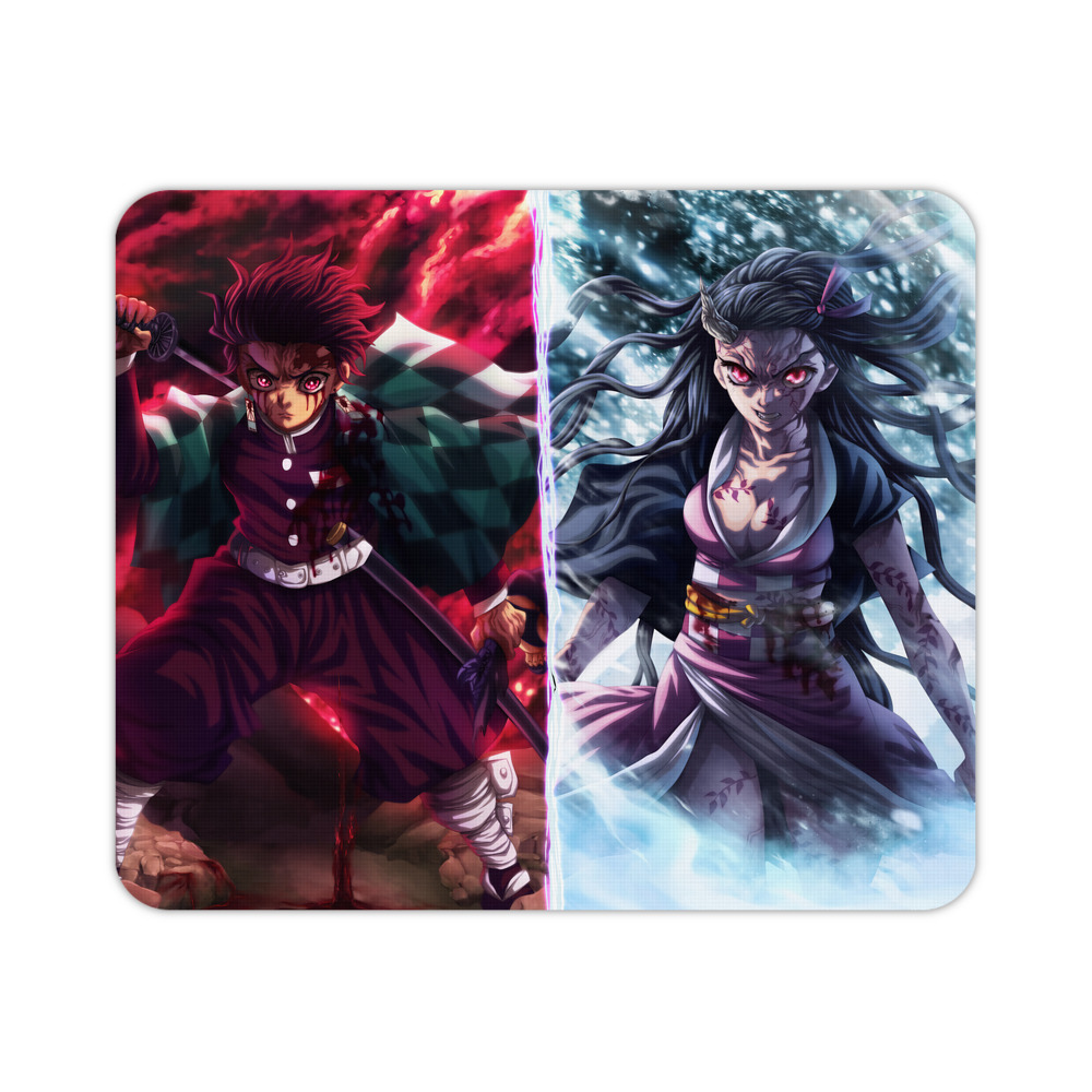 （画像用） 鬼滅の刃（きめつのやいば）竈門 炭治郎／かまど たんじろう Kamado Tanjirou マウスパッド ステッチ加工 ラバー素材 防水 滑り止め 超薄型 ゲーミング/オフィス対応