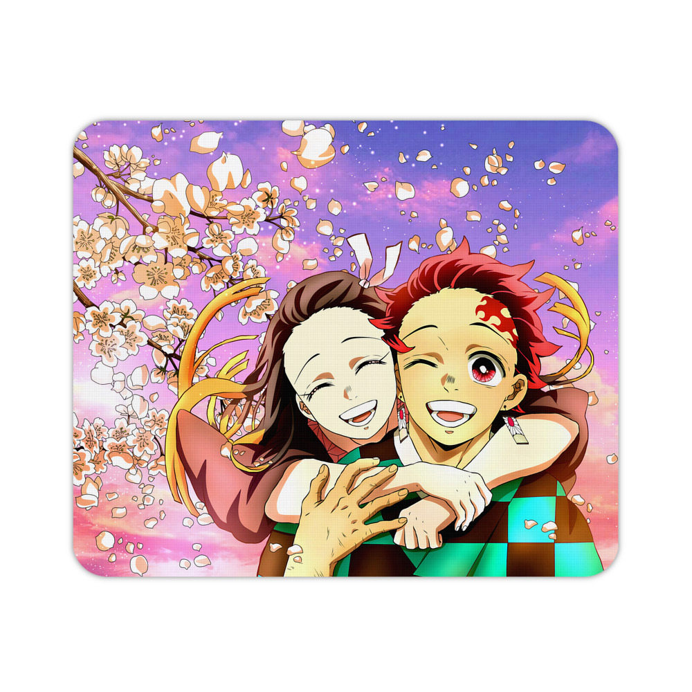 （画像用） 鬼滅の刃（きめつのやいば）竈門 炭治郎／かまど たんじろう Kamado Tanjirou マウスパッド ステッチ加工 ラバー素材 防水 滑り止め 超薄型 ゲーミング/オフィス対応
