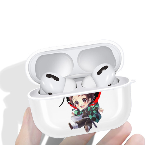 鬼滅の刃 竈門 炭治郎／かまど たんじろう Kamado Tanjirou 【AirPods Pro用】ハードシェル保護ケース 耐衝撃・防指紋・カラビナ付き商品仕様
