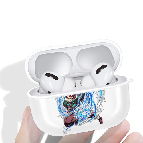 鬼滅の刃 竈門 炭治郎／かまど たんじろう Kamado Tanjirou 【AirPods Pro用】ハードシェル保護ケース 耐衝撃・防指紋・カラビナ付き商品仕様