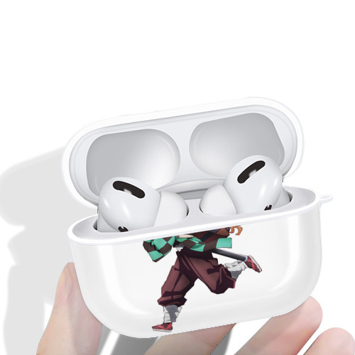 鬼滅の刃 竈門 炭治郎／かまど たんじろう Kamado Tanjirou 【AirPods Pro用】ハードシェル保護ケース 耐衝撃・防指紋・カラビナ付き商品仕様