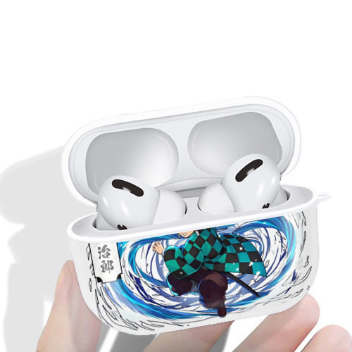 鬼滅の刃 竈門 炭治郎／かまど たんじろう Kamado Tanjirou 【AirPods Pro用】ハードシェル保護ケース 耐衝撃・防指紋・カラビナ付き商品仕様