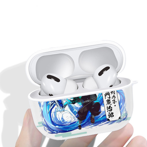 鬼滅の刃 竈門 炭治郎／かまど たんじろう Kamado Tanjirou 【AirPods Pro用】ハードシェル保護ケース 耐衝撃・防指紋・カラビナ付き商品仕様