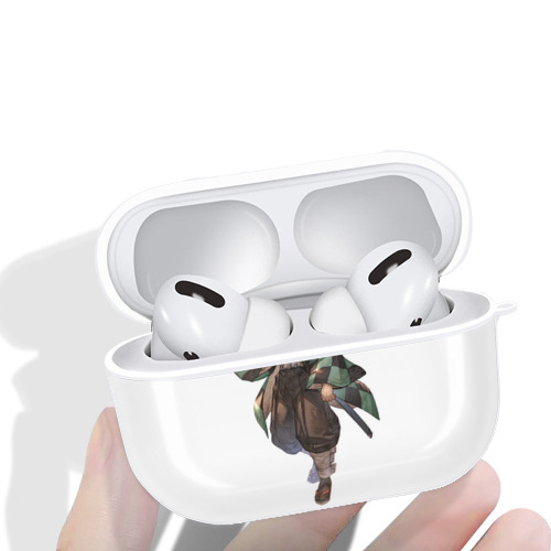 鬼滅の刃 竈門 炭治郎／かまど たんじろう Kamado Tanjirou 【AirPods Pro用】ハードシェル保護ケース 耐衝撃・防指紋・カラビナ付き商品仕様