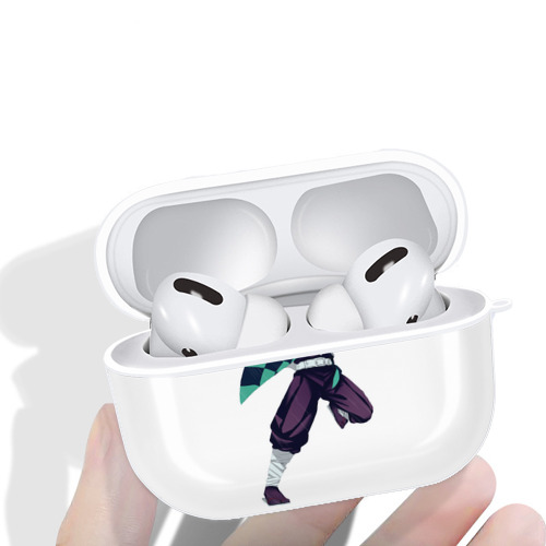 鬼滅の刃 竈門 炭治郎／かまど たんじろう Kamado Tanjirou 【AirPods Pro用】ハードシェル保護ケース 耐衝撃・防指紋・カラビナ付き商品仕様