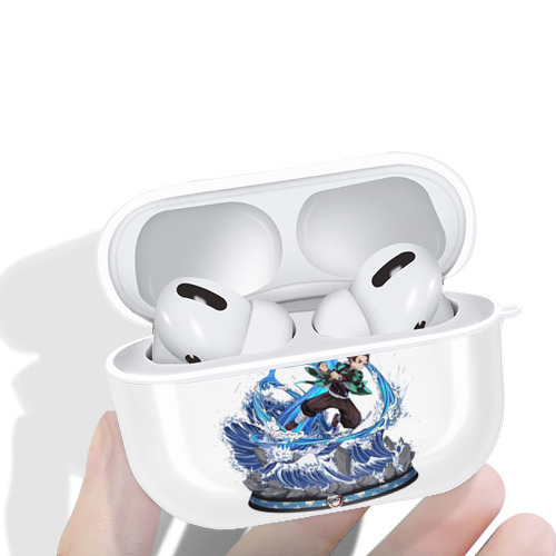 鬼滅の刃 竈門 炭治郎／かまど たんじろう Kamado Tanjirou 【AirPods Pro用】ハードシェル保護ケース 耐衝撃・防指紋・カラビナ付き商品仕様