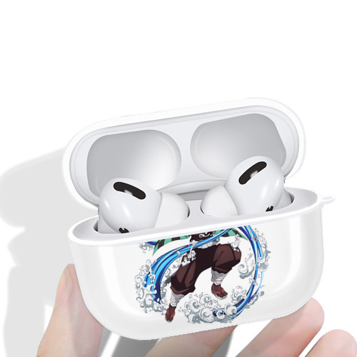 鬼滅の刃 竈門 炭治郎／かまど たんじろう Kamado Tanjirou 【AirPods Pro用】ハードシェル保護ケース 耐衝撃・防指紋・カラビナ付き商品仕様
