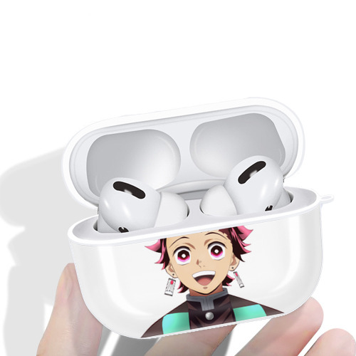 鬼滅の刃 竈門 炭治郎／かまど たんじろう Kamado Tanjirou 【AirPods Pro用】ハードシェル保護ケース 耐衝撃・防指紋・カラビナ付き商品仕様