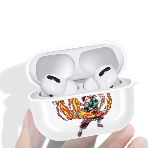 鬼滅の刃 竈門 炭治郎／かまど たんじろう Kamado Tanjirou 【AirPods Pro用】ハードシェル保護ケース 耐衝撃・防指紋・カラビナ付き商品仕様