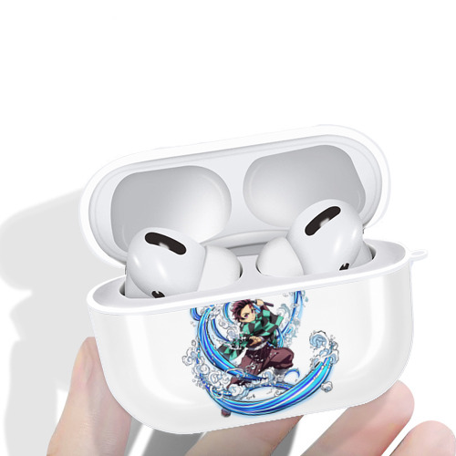 鬼滅の刃 竈門 炭治郎／かまど たんじろう Kamado Tanjirou 【AirPods Pro用】ハードシェル保護ケース 耐衝撃・防指紋・カラビナ付き商品仕様