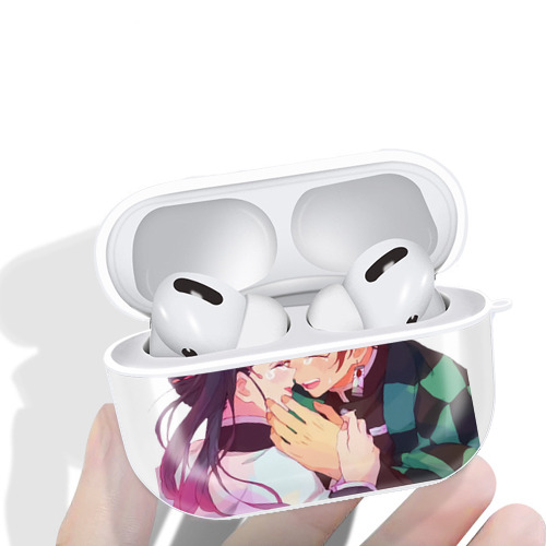 鬼滅の刃 竈門 炭治郎／かまど たんじろう Kamado Tanjirou 【AirPods Pro用】ハードシェル保護ケース 耐衝撃・防指紋・カラビナ付き商品仕様