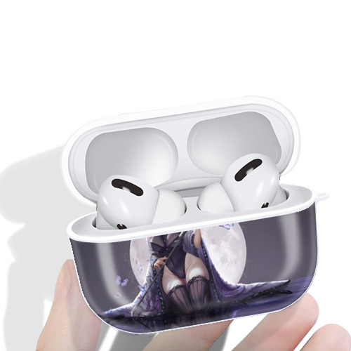 鬼滅の刃（きめつのやいば）蟲柱-胡蝶 しのぶ／こちょう しのぶ Kochou Shinobu 【AirPods Pro用】ハードシェル保護ケース 耐衝撃・防指紋・カラビナ付き商品仕様