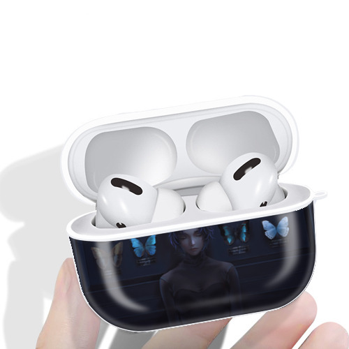 鬼滅の刃（きめつのやいば）蟲柱-胡蝶 しのぶ／こちょう しのぶ Kochou Shinobu 【AirPods Pro用】ハードシェル保護ケース 耐衝撃・防指紋・カラビナ付き商品仕様