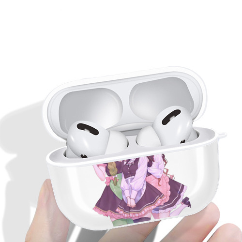 鬼滅の刃（きめつのやいば）蟲柱-胡蝶 しのぶ／こちょう しのぶ Kochou Shinobu 【AirPods Pro用】ハードシェル保護ケース 耐衝撃・防指紋・カラビナ付き商品仕様