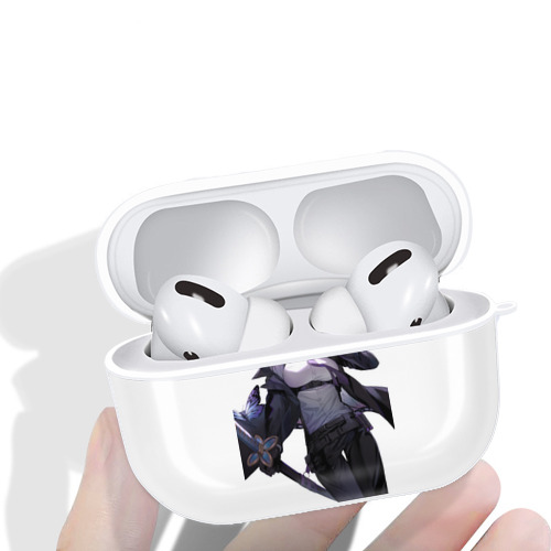 鬼滅の刃（きめつのやいば）蟲柱-胡蝶 しのぶ／こちょう しのぶ Kochou Shinobu 【AirPods Pro用】ハードシェル保護ケース 耐衝撃・防指紋・カラビナ付き商品仕様