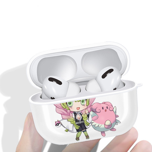 鬼滅の刃（きめつのやいば）恋柱-甘露寺 蜜璃／かんろじ みつり Kanroji Mitsuri 【AirPods Pro用】ハードシェル保護ケース 耐衝撃・防指紋・カラビナ付き商品仕様