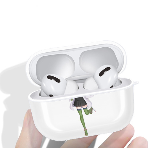 鬼滅の刃（きめつのやいば）恋柱-甘露寺 蜜璃／かんろじ みつり Kanroji Mitsuri 【AirPods Pro用】ハードシェル保護ケース 耐衝撃・防指紋・カラビナ付き商品仕様