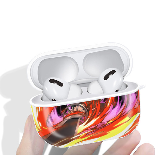 鬼滅の刃（きめつのやいば）竈門 炭治郎／かまど たんじろう Kamado Tanjirou 【AirPods Pro用】ハードシェル保護ケース 耐衝撃・防指紋・カラビナ付き商品仕様