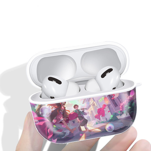 鬼滅の刃（きめつのやいば）竈門 炭治郎／かまど たんじろう Kamado Tanjirou 【AirPods Pro用】ハードシェル保護ケース 耐衝撃・防指紋・カラビナ付き商品仕様