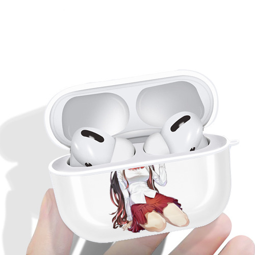 鬼滅の刃（きめつのやいば）竈門 禰󠄀豆子／かまど ねずこ Kamado Nezuko 【AirPods Pro用】ハードシェル保護ケース 耐衝撃・防指紋・カラビナ付き商品仕様