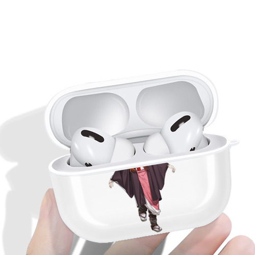 鬼滅の刃（きめつのやいば）竈門 禰󠄀豆子／かまど ねずこ Kamado Nezuko 【AirPods Pro用】ハードシェル保護ケース 耐衝撃・防指紋・カラビナ付き商品仕様