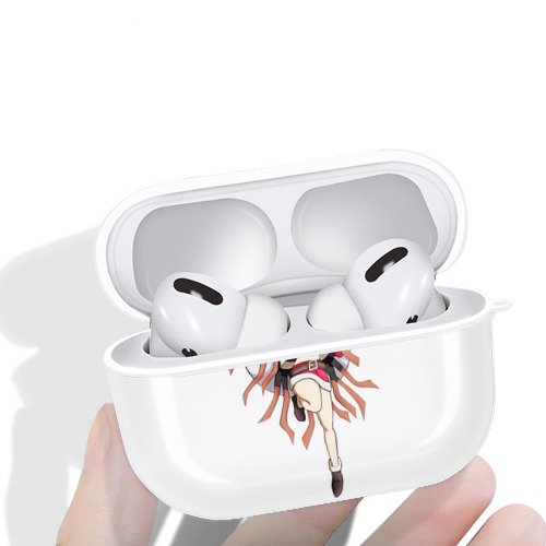 鬼滅の刃（きめつのやいば）竈門 禰󠄀豆子／かまど ねずこ Kamado Nezuko 【AirPods Pro用】ハードシェル保護ケース 耐衝撃・防指紋・カラビナ付き商品仕様