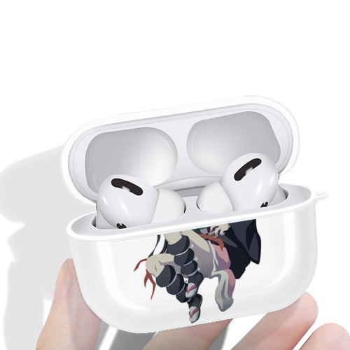 鬼滅の刃（きめつのやいば）竈門 禰󠄀豆子／かまど ねずこ Kamado Nezuko 【AirPods Pro用】ハードシェル保護ケース 耐衝撃・防指紋・カラビナ付き商品仕様