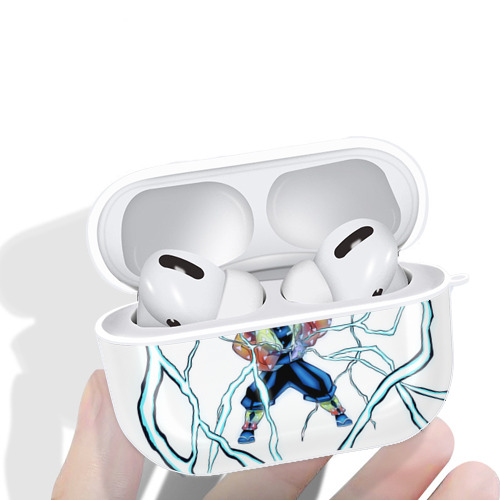 鬼滅の刃（きめつのやいば）我妻 善逸／あがつま ぜんいつ Agatsuma Zenitsu 【AirPods Pro用】ハードシェル保護ケース 耐衝撃・防指紋・カラビナ付き商品仕様