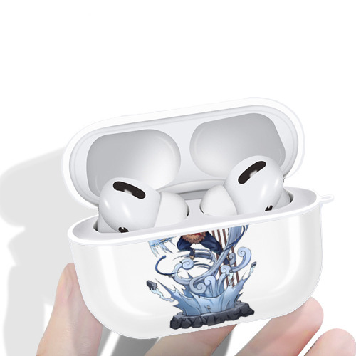 鬼滅の刃（きめつのやいば）嘴平 伊之助／はしびら いのすけ Hashibira Inosuke 【AirPods Pro用】ハードシェル保護ケース 耐衝撃・防指紋・カラビナ付き商品仕様