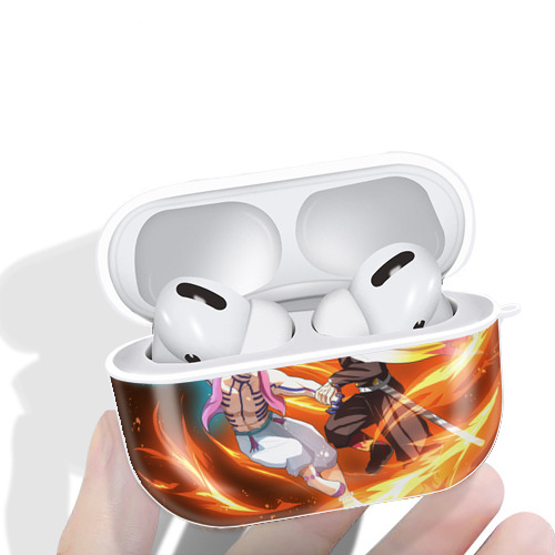 炎柱-煉󠄁獄 杏寿郎／れんごく きょうじゅろう Rengoku Kyoujurou 【AirPods Pro用】ハードシェル保護ケース 耐衝撃・防指紋・カラビナ付き商品仕様