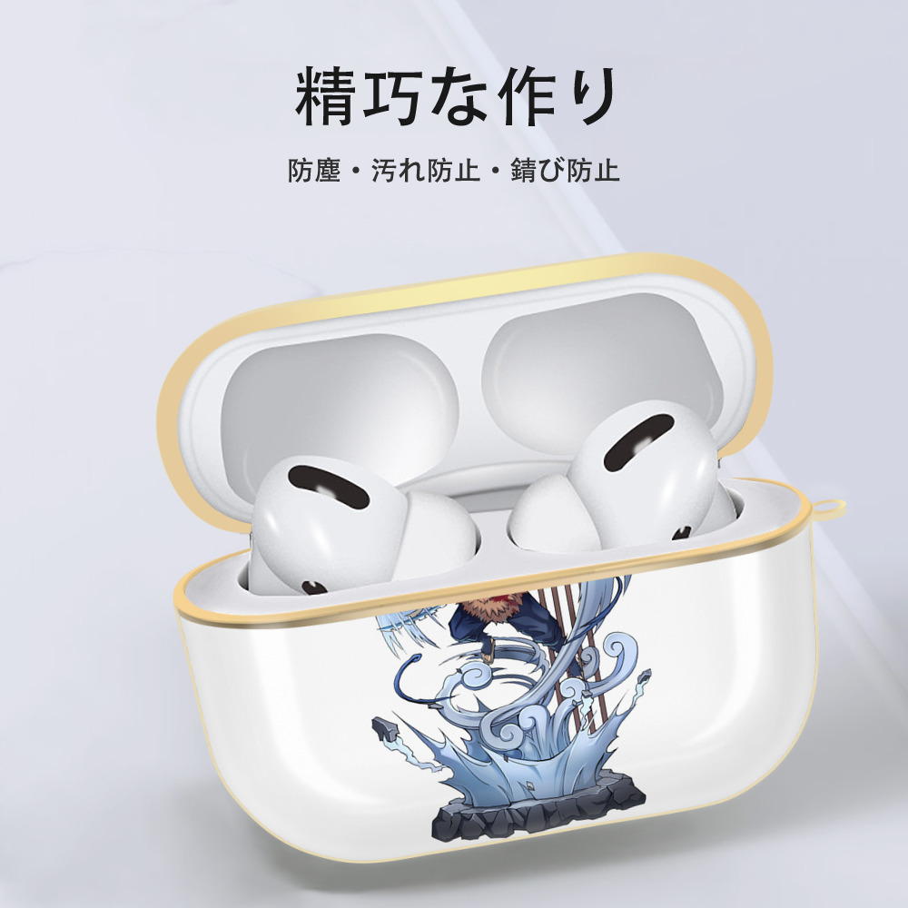 鬼滅の刃（きめつのやいば）嘴平 伊之助／はしびら いのすけ Hashibira Inosuke 【AirPods Pro用】ハードシェル保護ケース｜耐衝撃・防指紋・カラビナ付き商品仕様