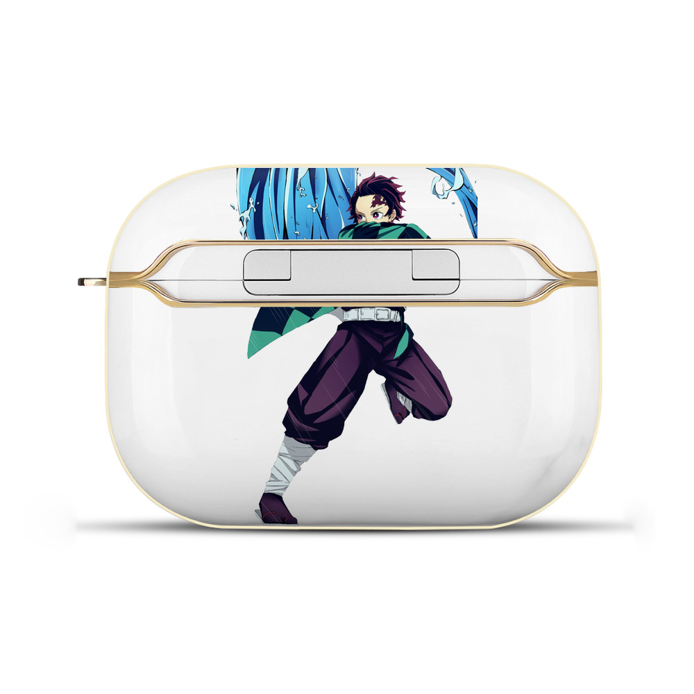 （画像用） 鬼滅の刃 竈門 炭治郎／かまど たんじろう Kamado Tanjirou 【AirPods Pro用】ハードシェル保護ケース｜耐衝撃・防指紋・カラビナ付き商品仕様