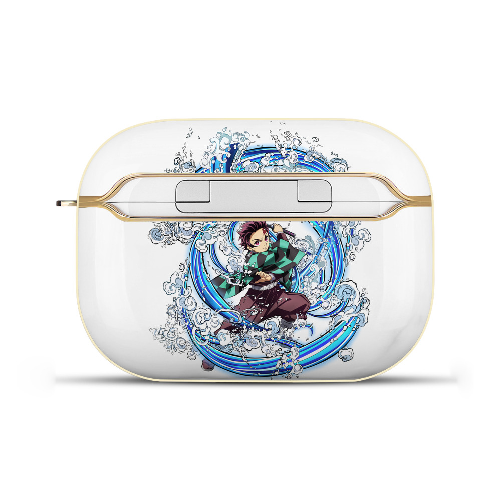（画像用） 鬼滅の刃 竈門 炭治郎／かまど たんじろう Kamado Tanjirou 【AirPods Pro用】ハードシェル保護ケース｜耐衝撃・防指紋・カラビナ付き商品仕様