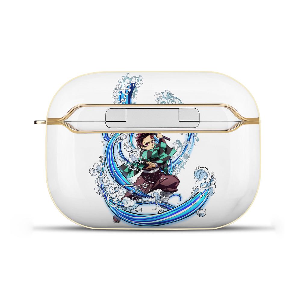 （画像用） 鬼滅の刃 竈門 炭治郎／かまど たんじろう Kamado Tanjirou 【AirPods Pro用】ハードシェル保護ケース｜耐衝撃・防指紋・カラビナ付き商品仕様