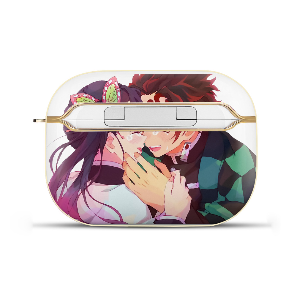 （画像用） 鬼滅の刃 竈門 炭治郎／かまど たんじろう Kamado Tanjirou 【AirPods Pro用】ハードシェル保護ケース｜耐衝撃・防指紋・カラビナ付き商品仕様